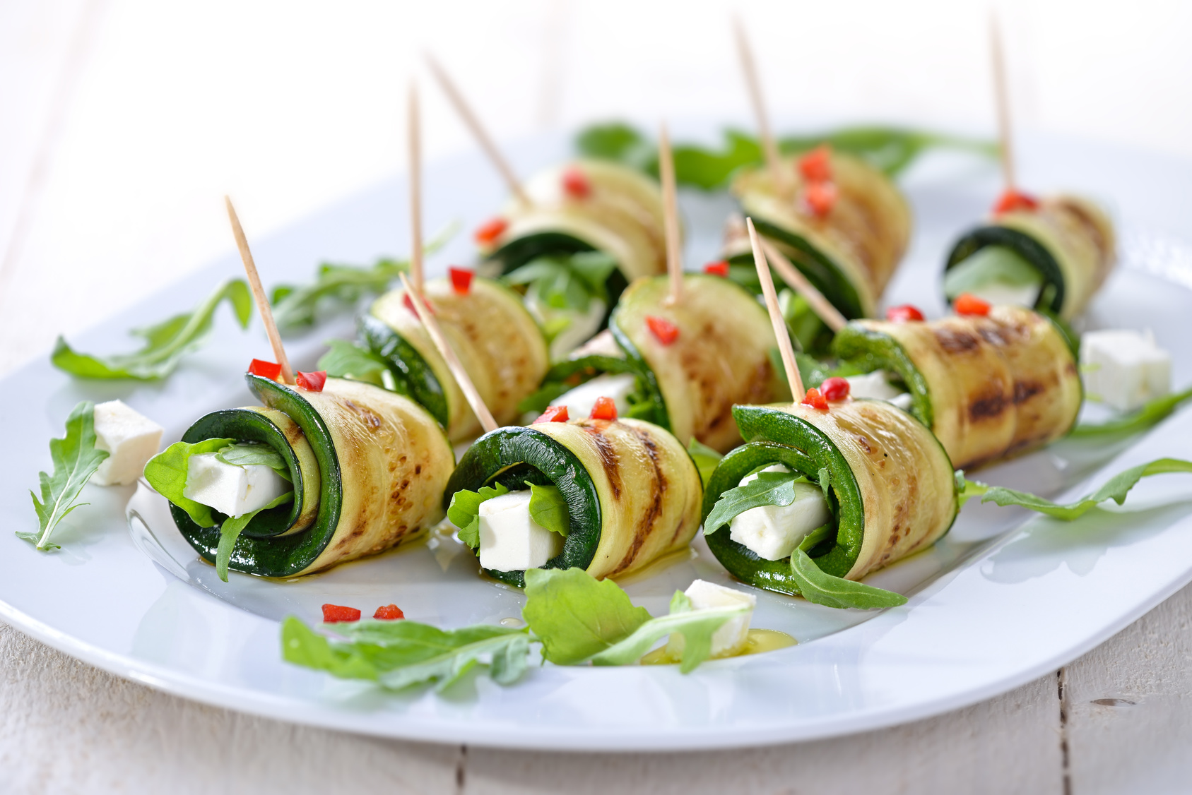 Zucchini-Röllchen